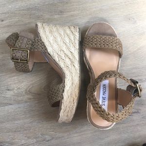 Steve Madden espadrille wedges